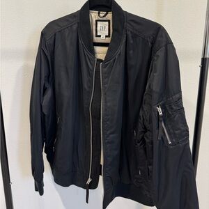 GAP  Black Bomber Jacket